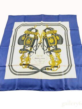 Hermes Brides de Gala Silk Gavroche Scarf